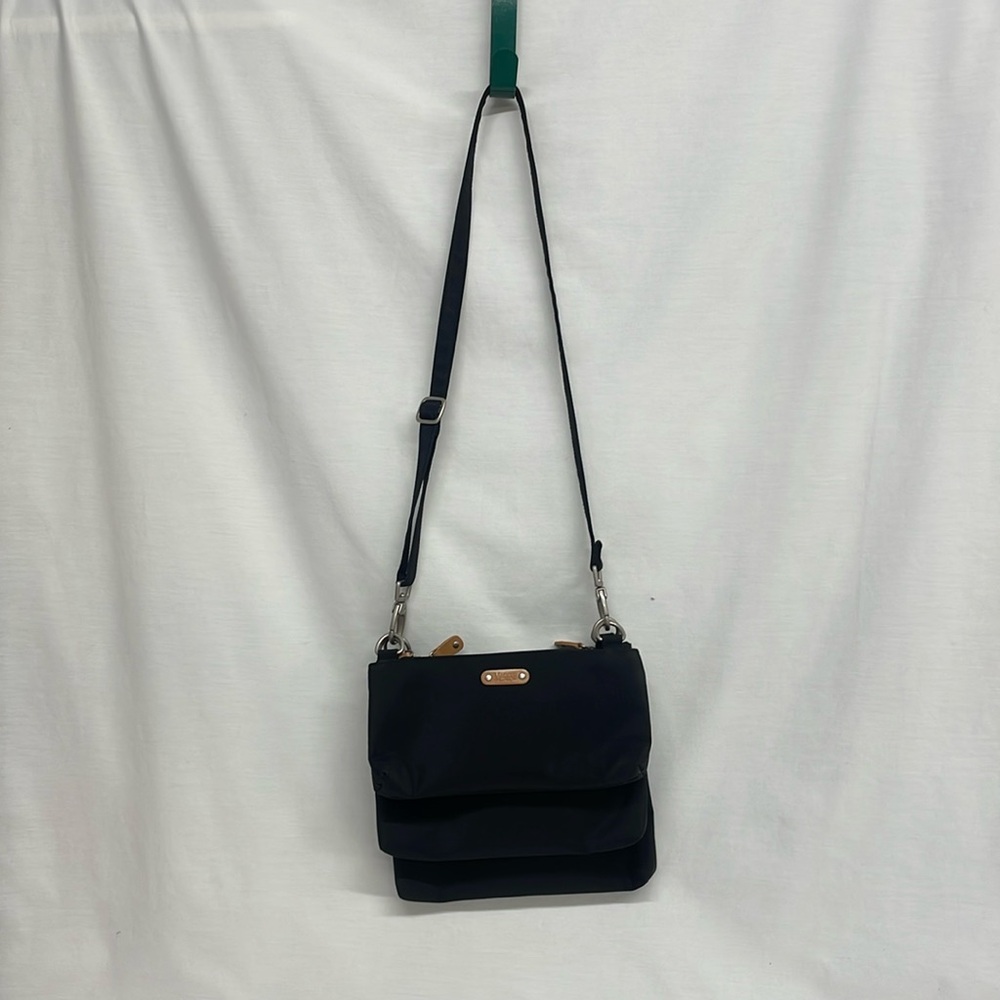 MaggiB  Trio Black Travel Bag Set with Shoulder Strap